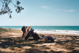 Entspannen war angesagt am Turtle Beach